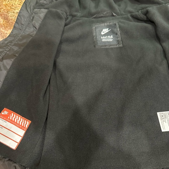 Nike Kids Jacket Black Fleece Lined 86C531 Size XS 3-4 y/o - Picture 7 of 10